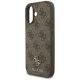6. Guess 4G Small Classic Logo MagSafe Case for iPhone 17 - Brown