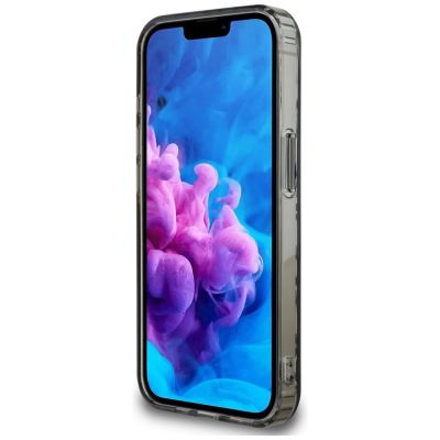 4. Karl Lagerfeld IML Repeat Logo case for iPhone 16e - silver