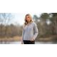 6. Geographical Norway TUG FZ LIGHT GREY DB LADY 268 Women's Fleece Jacket (WA1719F/GN-LIGHT GREY)