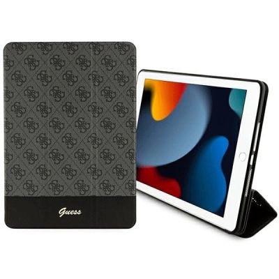 3. Guess 4G Stripe Allover case for iPad 10.2" - black