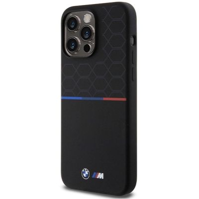 2. BMW M Silicone Pattern MagSafe case for iPhone 15 Pro Max - black