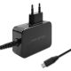 4. QOLTEC GaN POWER PRO Charger | 1x USB-C | 65 W | 5–20 V | 3–3.25 A | BLACK