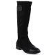 6. Women's black suede boots M.Daszyński MR2251-19
