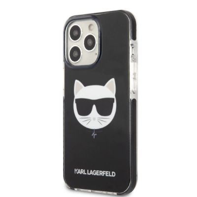 2. Karl Lagerfeld KLHCP13LTPECK iPhone 13 Pro / 13 6.1" hardcase black/black Choupette Head
