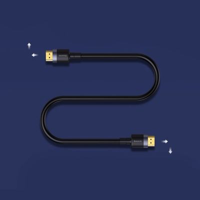 13. Baseus Cafule HDMI / HDMI 2.0 4K 60 Hz 3D 18 Gbps cable 3 m - black