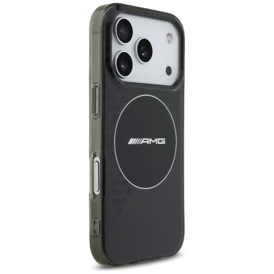 4. AMG Double Layer Transparent Smocked MagSafe Case for iPhone 17 Pro - Black