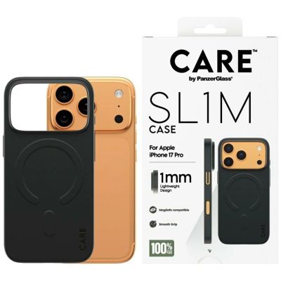CARE by PanzerGlass SL1M MagSafe Case for iPhone 17 Pro - Black