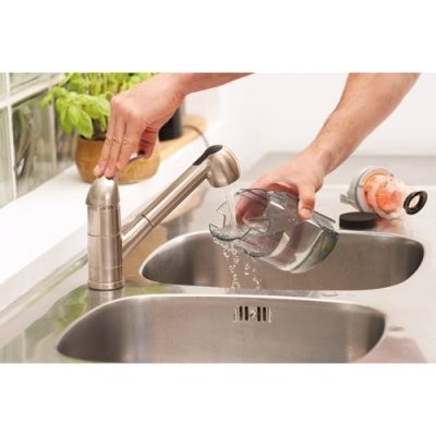 12. Black & Decker BHFEA515J Stick Vacuum Cleaner/Electric Brush Upright Vacuum Cleaner Battery Dry Cyclonic Bagless 0.5L Orange, White 1.5Ah