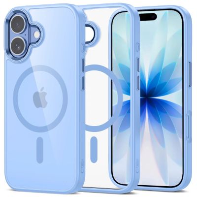 Tech-Protect MagMat MagSafe Case for iPhone 17 - Transparent Blue