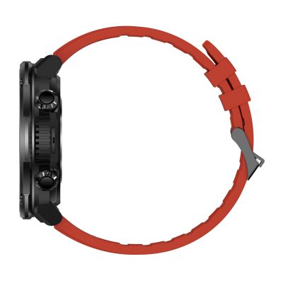 8. Gravity GT21-6 Smartwatch + Red Silicone Strap