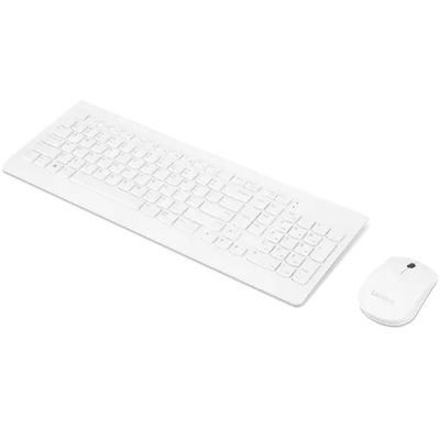 3. Lenovo | Wireless Keyboard and Mouse Combo | 510 | White | Keyboard and mouse combo | 2.4GHz wireless connectivity via Nano USB | Batteries included | English | White