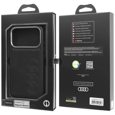 10. Audi TT Synthetic Leather MagSafe case for iPhone 17 Pro - black