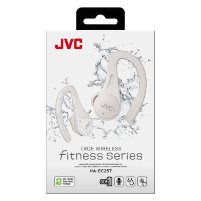 6. JVC HA-EC25T Wireless In-Ear Headphones White