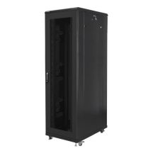 LANBERG FLOOR RACK CABINET 19" 42U 800X1000 BLACK perforated doors