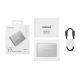 12. Samsung T7 Resurrected 2TB Silver External SSD Drive