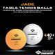 4. JADE POLY TABLE TENNIS BALLS 40 MIX 6 PCS POT