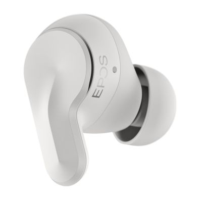 10. Epos Adapt E1 Wireless In-Ear Headphones, Nordic White