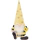 9. SNOW gnome sitting drone 35+6cm in sneakers spring decoration