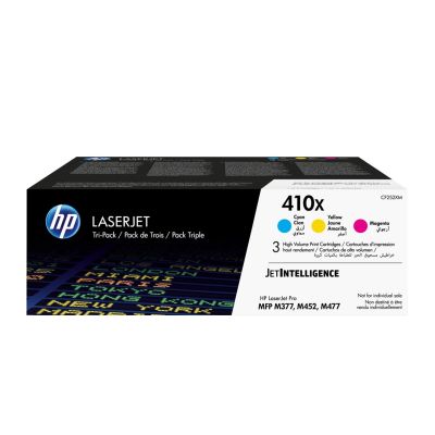164. TONER CARTRIDGE 410X C/Y/M/TRIPLE PACK