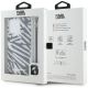 7. Karl Lagerfeld IML Zebra Pattern & Cord case for iPhone 15 Pro Max - black