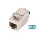 Digitus CAT 8.1 Keystone Module, Shielded, Tool-less Mounting Connector - 24 pcs.