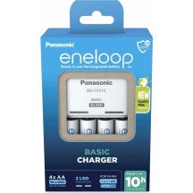 PANASONIC BASIC CHARGER + 4x AA ENELOOP 2000 mAh