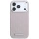 3. Karl Lagerfeld Grained Mono Resin Logo MagSafe Case for iPhone 17 Pro / 18 Pro - Pink