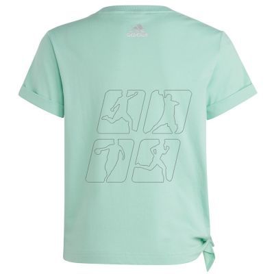 6. T-shirt adidas Dance Knotted Tee Jr. HR5817