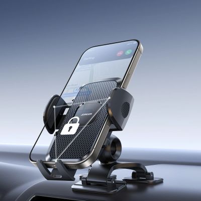 2. Joyroom JR-ZS259 clamp car holder with three adjustable legs - black