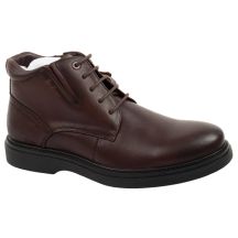 Lee Cooper men's shoes elegant brown leather insulated ankle boots