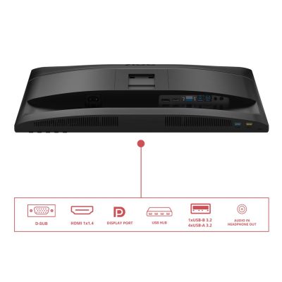 30. AOC 24E4U Computer Monitor 60.5 cm (23.8") 1920 x 1080 px Full HD LED Black