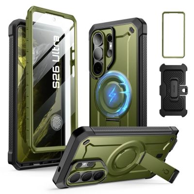 Supcase Unicorn Beetle Pro Mag MagSafe 2-Set Case for Samsung Galaxy S26 Ultra - Green and Black