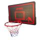 9. BASKETBALL BACKBOARD 110X70CM WITH RING 45CM TORNADO