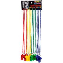 Meteor Whistle Plastic 12 pcs 38502