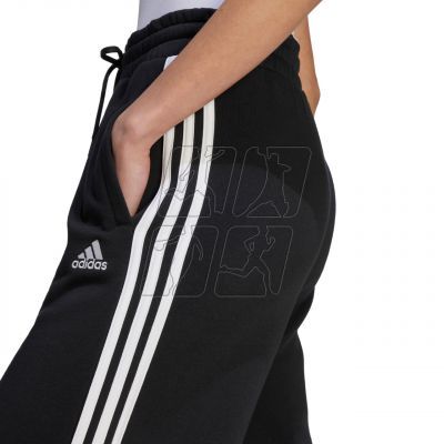 5. adidas Essentials 3-Stripes French Terry Wide Pants HZ5747