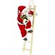 2. DECORATIVE SANTA CLAUS ON A LADDER 65CM