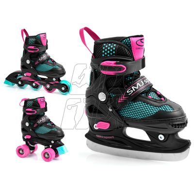 2. Inline skates SMJ sport 3in1 Jr BS-616TP