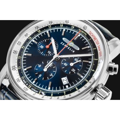 4. Men's Watch ZEPPELIN LZ14 Marine Chronograph 8888-3 + BOX