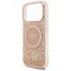 6. Guess IML Flowers Electro Pearl Strap MagSafe Case for iPhone 17 Pro - Pink
