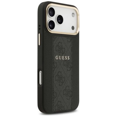4. Guess 4G Stripe MagSafe case for iPhone 17 Pro Max - black