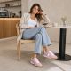 8. Women's comfortable pink sneakers shoes Rieker W4000-31