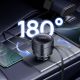 6. Baseus Enjoyment Max 90W Car Charger 2 x USB-C + USB-A + USB-C Cable - Black