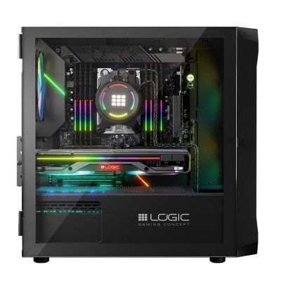 11. LOGIC HOUSING PORTOS ARGB MINI USB 3.0 BLACK