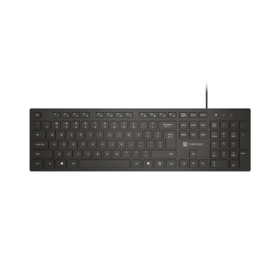 7. NATEC HERRING MULTIMEDIA KEYBOARD US SLIM BLACK