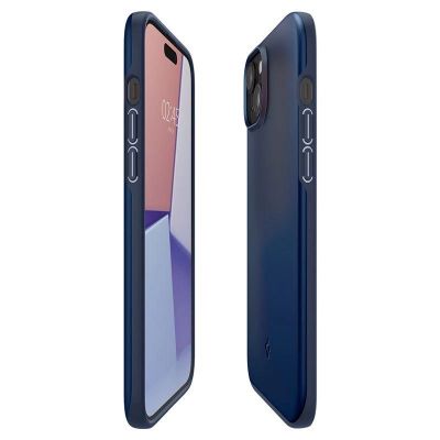 8. Spigen Thin Fit iPhone 15 Plus Case - Blue