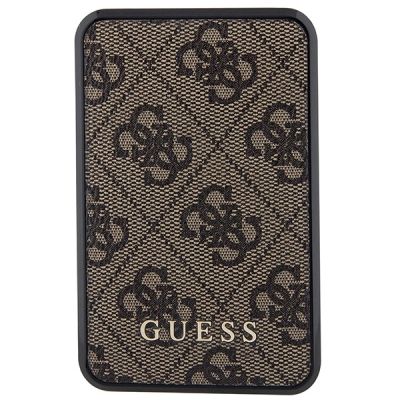 2. Guess Powerbank 18W GUPB10DP4GEGW 10000mAh brown/brown 4G Leather Metal Logo