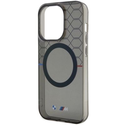 6. Case BMW BMHMP14XHGPK iPhone 14 Pro Max 6.7" grey/grey hardcase Pattern MagSafe