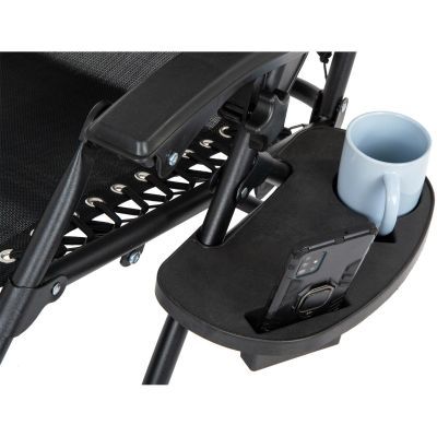 25. FOLDABLE GARDEN CHAIR MULTIFUNCTIONAL 175X52/65X107CM BLACK