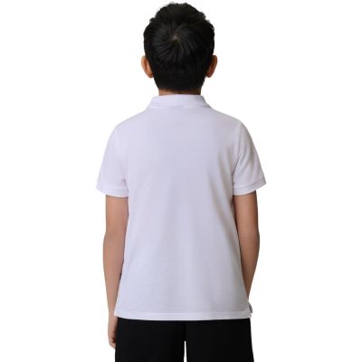 3. Boy's polo shirt 4F M662 white 4FJWSS26TPTSM662 10S
