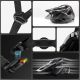 5. Rockbros LK-99 Mountain Bike Helmet with Adjustable Visor and Magnetic Closure 58-62 cm - Black